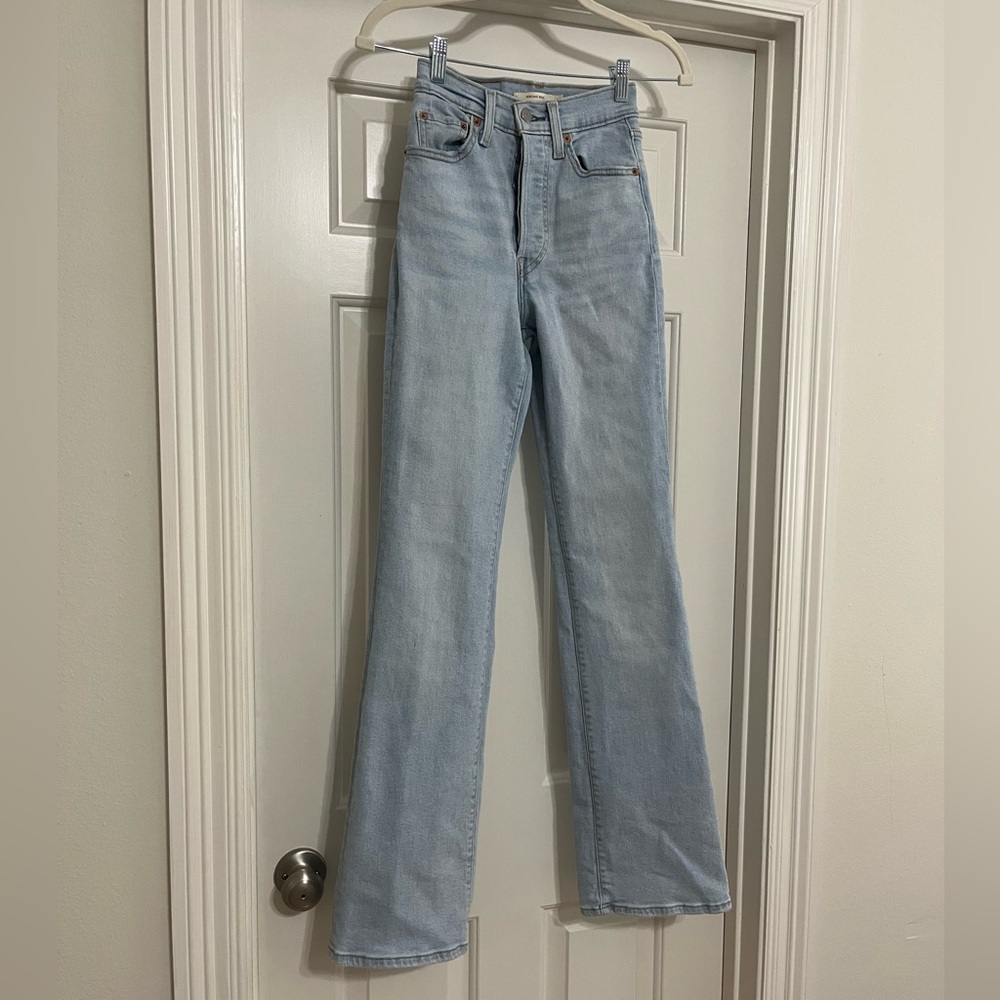 Levi Ribcage Boot Lightwash Jeans